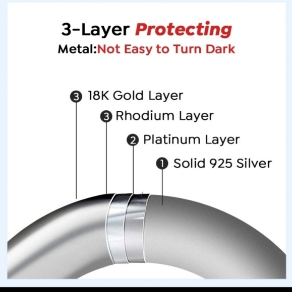 Pure New Devil Eye Moissanite Necklace women - Picture 12 of 13